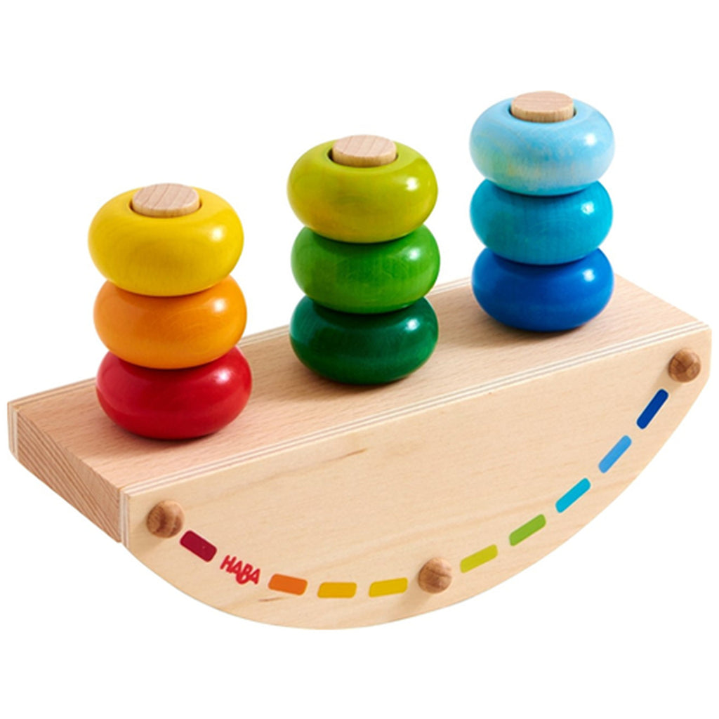 Haba Pegging Game Rainbow Rocker