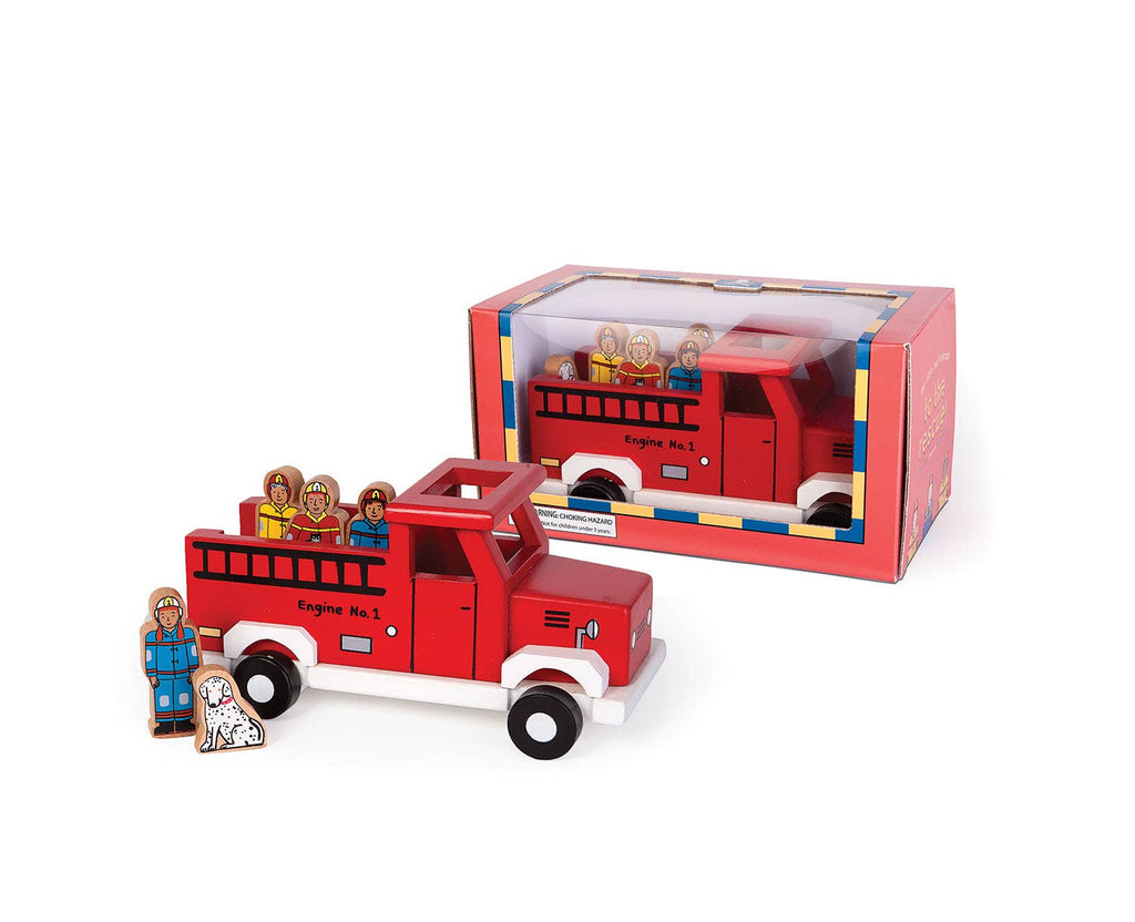 Jack Rabbit Creations Magnetic Red Firetruck