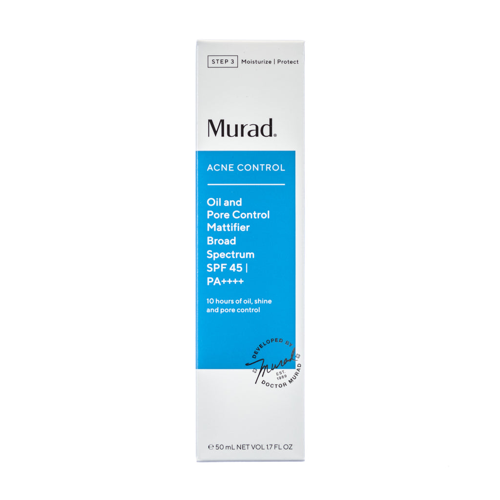 Murad Acne Control Oil and Pore Control Mattifier Broad Spectrum SPF 45 PA++++ 1.7oz/50ml