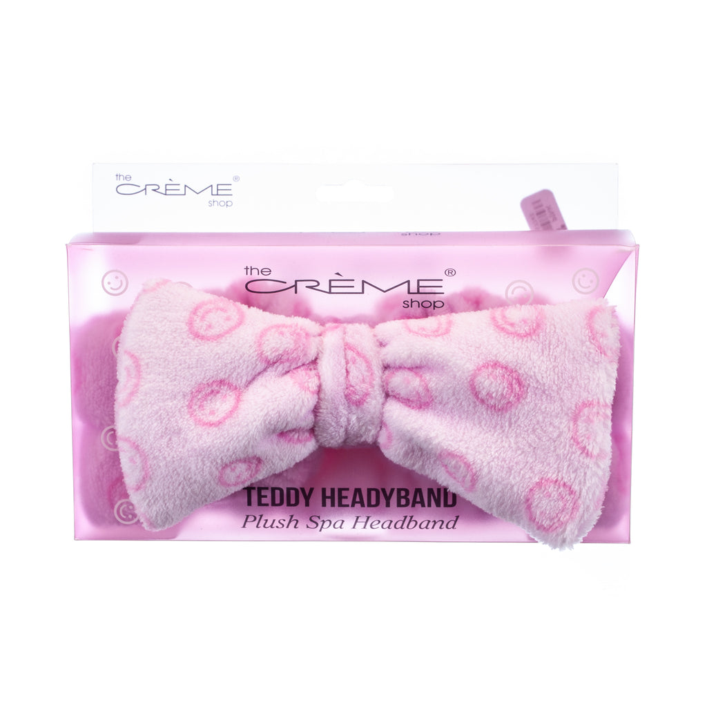 The Creme Shop Teddy Headyband Plush Spa Headband