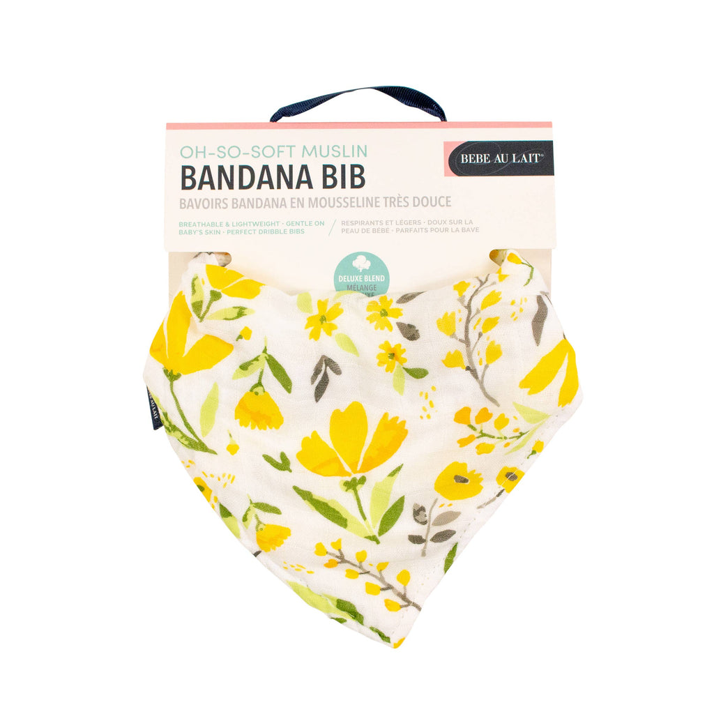 Bebe Au Lait Royal Garden Oh So Soft Muslin Bandana Bib