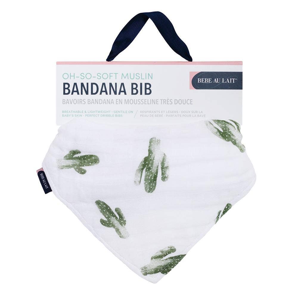 Bebe Au Lait Saguaro Cactus Oh So Soft Muslin Bandana Bib