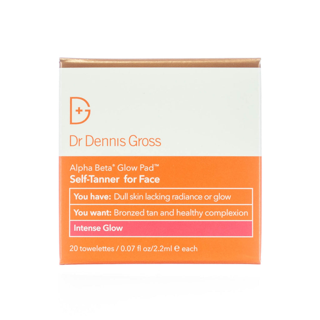 Dr Dennis Gross Alpha Beta Intense Glow Pads for Face 0.07oz/2.2ml (20 PACKS)