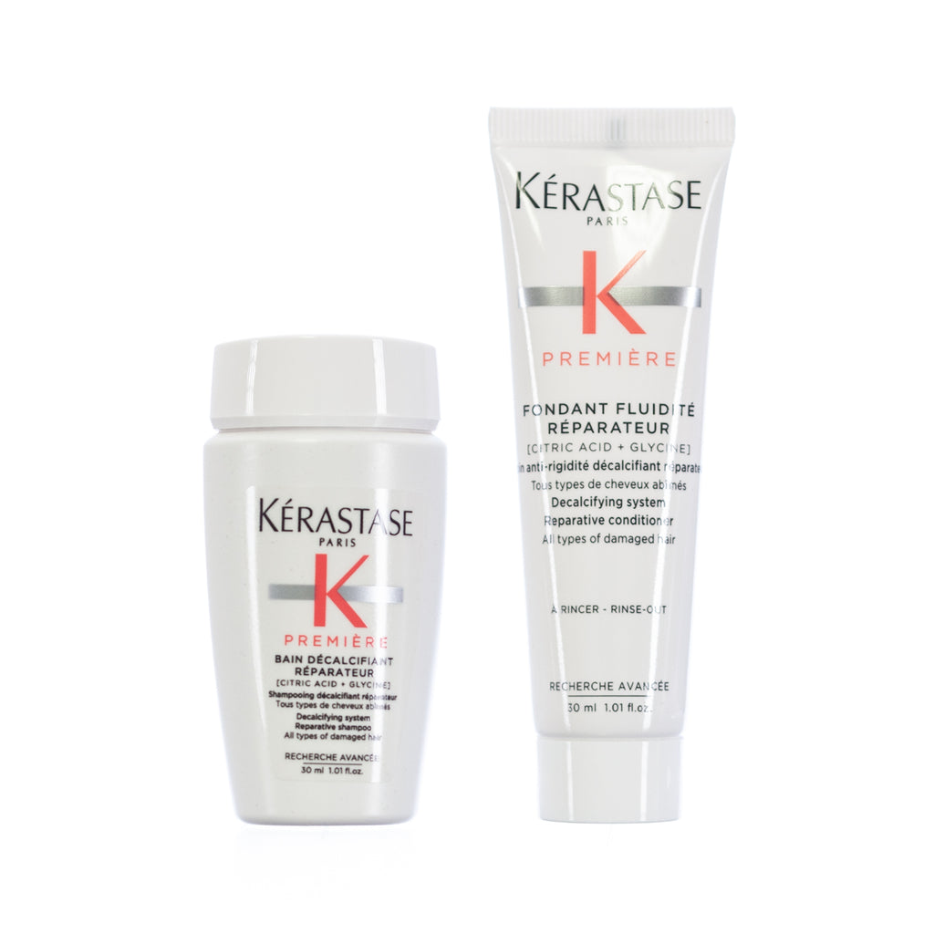 Kerastase Premiere Bain Decalcifiant Reparateur Shampoo and Fondant Fluidite Reparateur Conditioner 1.01oz/30ml (TRAVEL DUO)