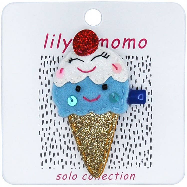 Lily & Momo Ice Cream Cone - Sherbert Hair Clip