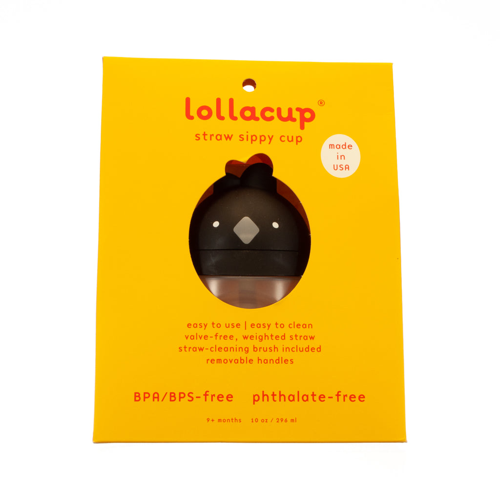 Lollaland Straw Sippy Cup - Black