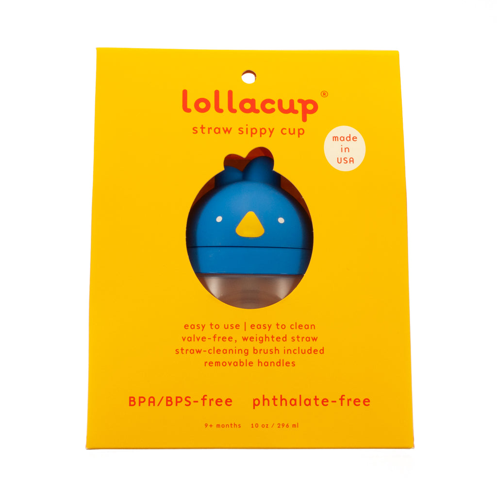 Lollaland Straw Sippy Cup - Blue