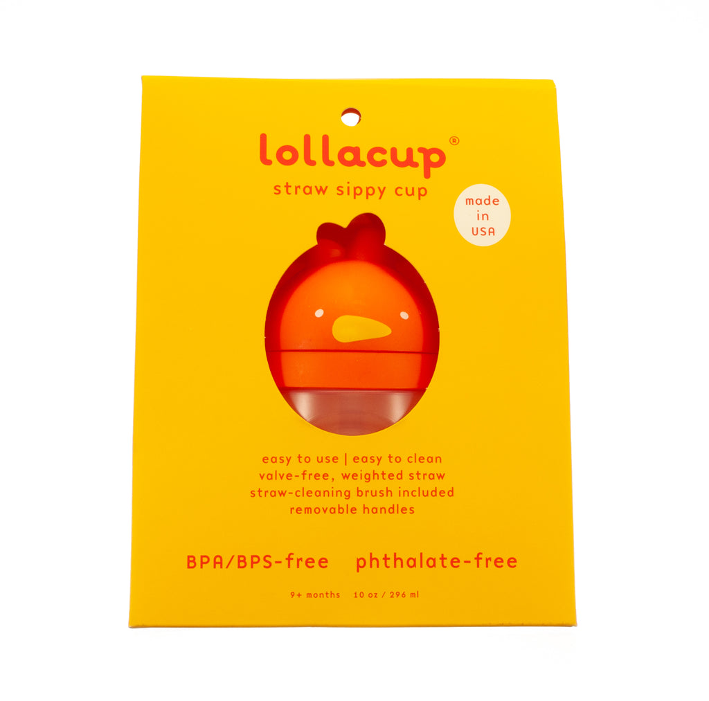 Lollaland Straw Sippy Cup - Orange