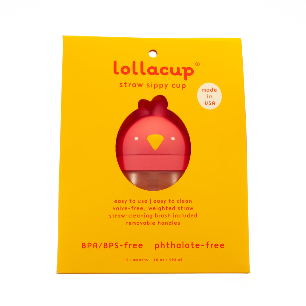 Lollaland Straw Sippy Cup - Pink