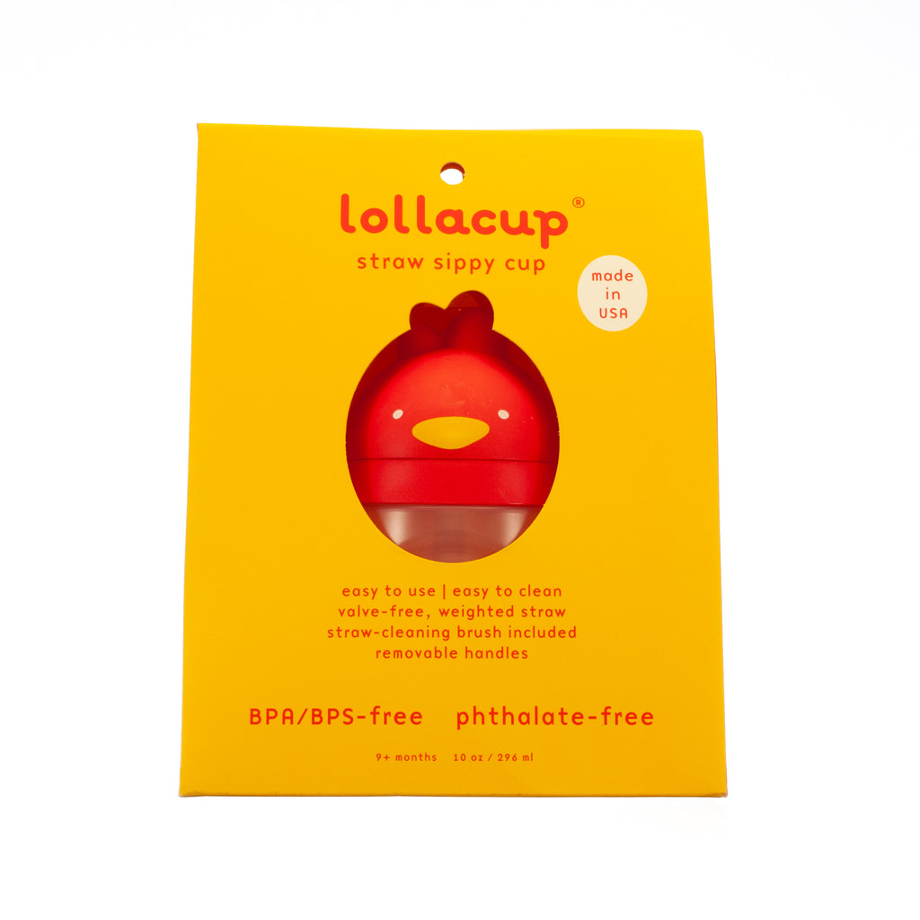Lollaland Straw Sippy Cup - Red