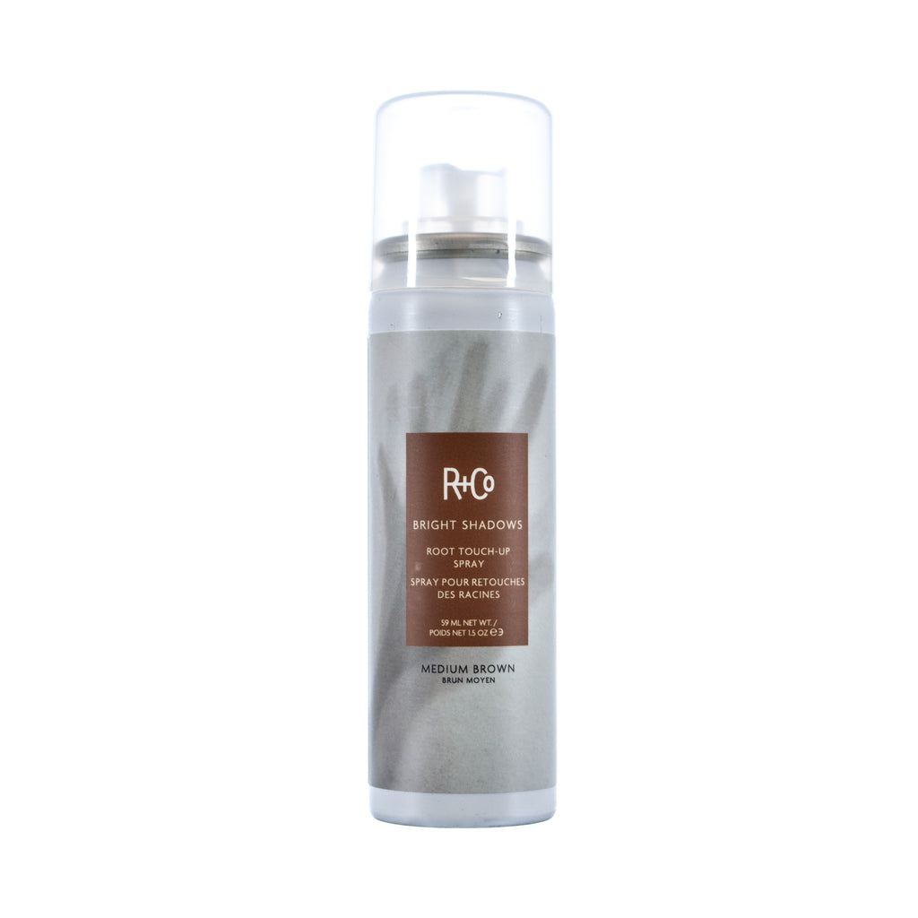 R+Co Bright Shadows Root Touch Up Spray Medium Brown 1.5oz/59ml
