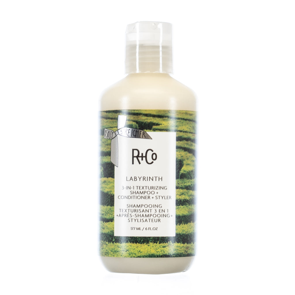 R+Co Labyrinth 3 in 1 Texturizing Shampoo and Conditioner + Styler 6oz/177ml