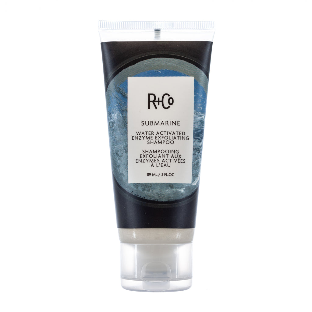 R+Co Submarine Water Activated Enzyme Exfoliating Shampoo 3oz/89ml